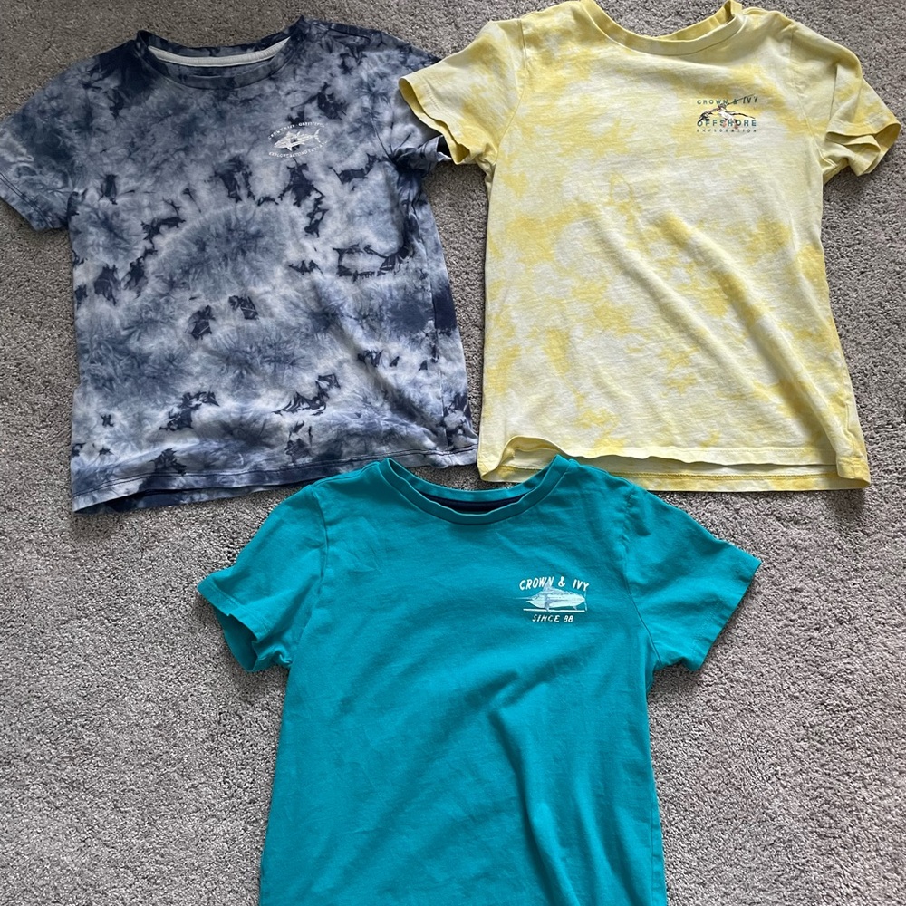 Crown and Ivy Tees with Back Graphic